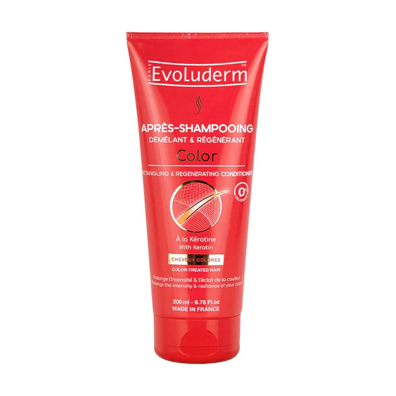 Регенерувальний кондиціонер Evoluderm Color Detangling &amp; Regenerating Conditioner для фарбованого волосся, 200 мл